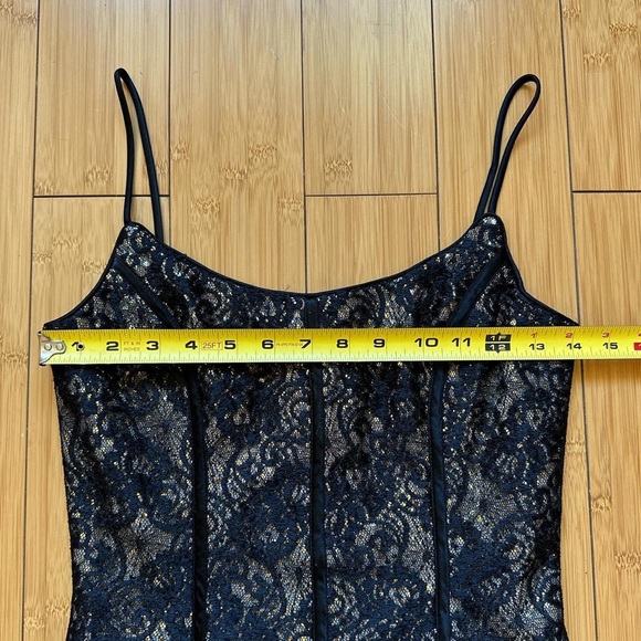 Vintage 1990s Jessica McClintock Gunne Sax Corset Top - Picture 3 of 6